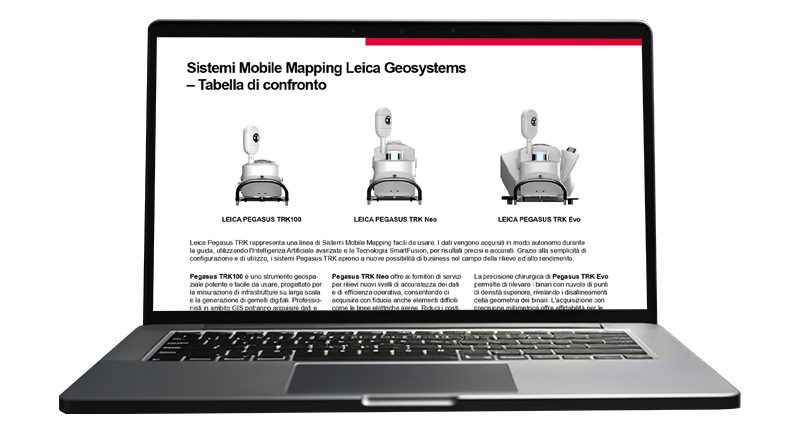 Mobile Mapping Comp Chart